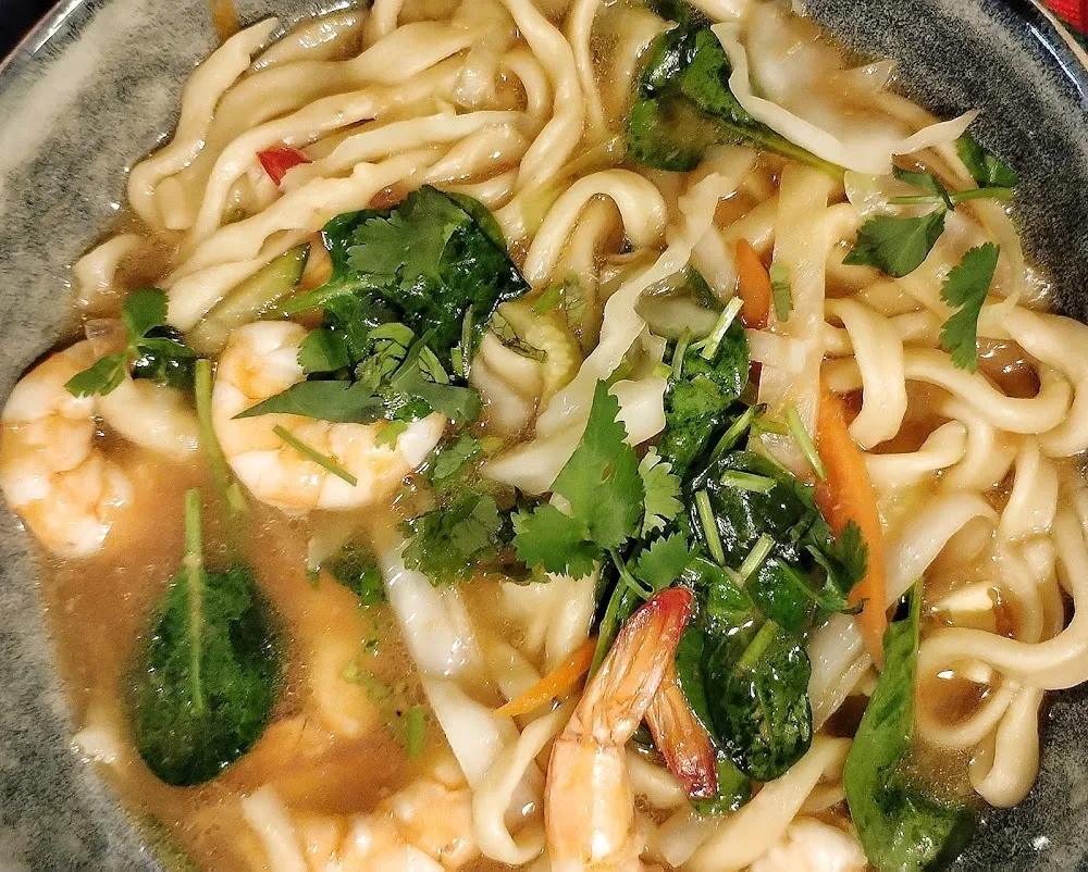 Soupe de Nouilles Aux Crevettes